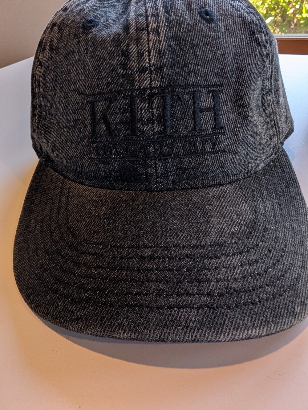 Kith "Love Thy City" Unstructured Denim Cap - Picture 2 of 6